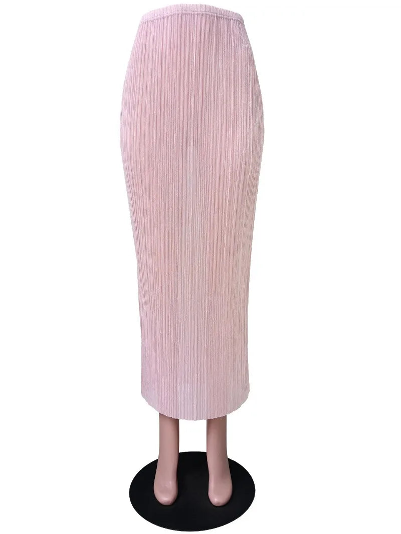 See-through Elegant High Waist Hollow Out Skirt