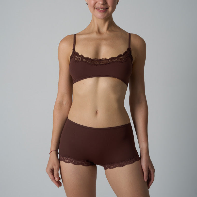Lace Set Breathable Bra and Panty