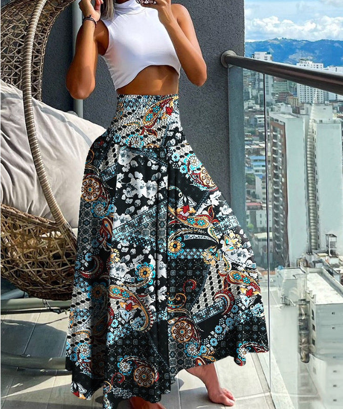 Boho Print Skirt