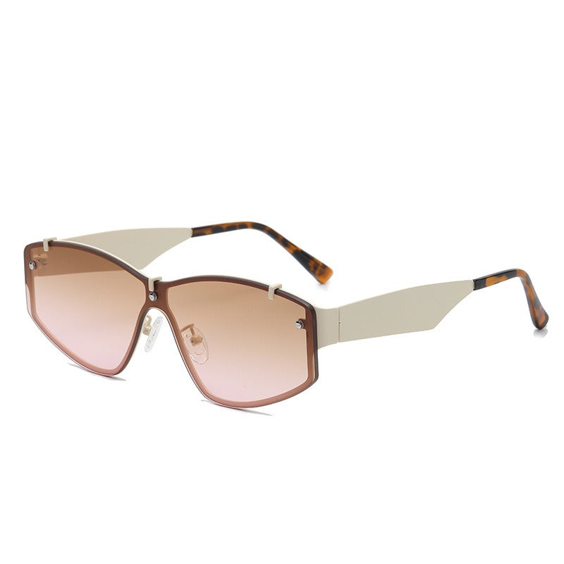 rimless sunglasses