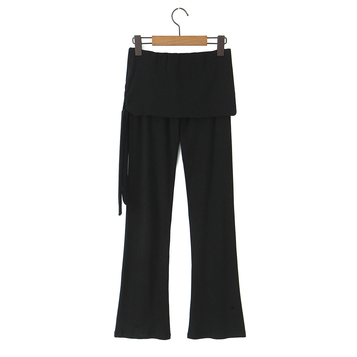 Bell bottom slim fit and stretch pants