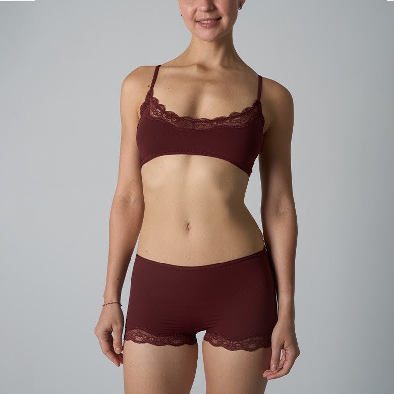 Lace Set Breathable Bra and Panty