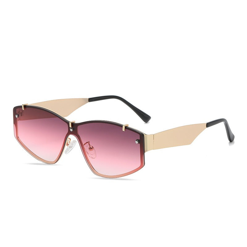 rimless sunglasses