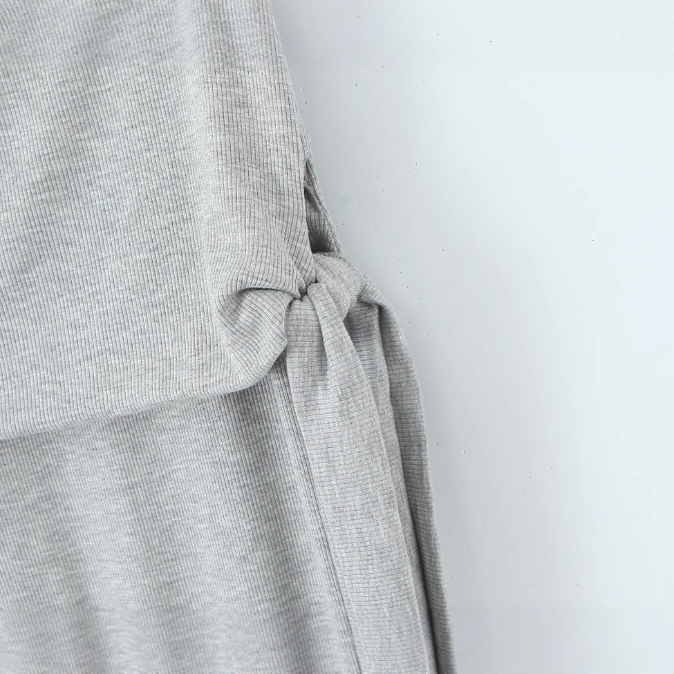 Bell bottom slim fit and stretch pants