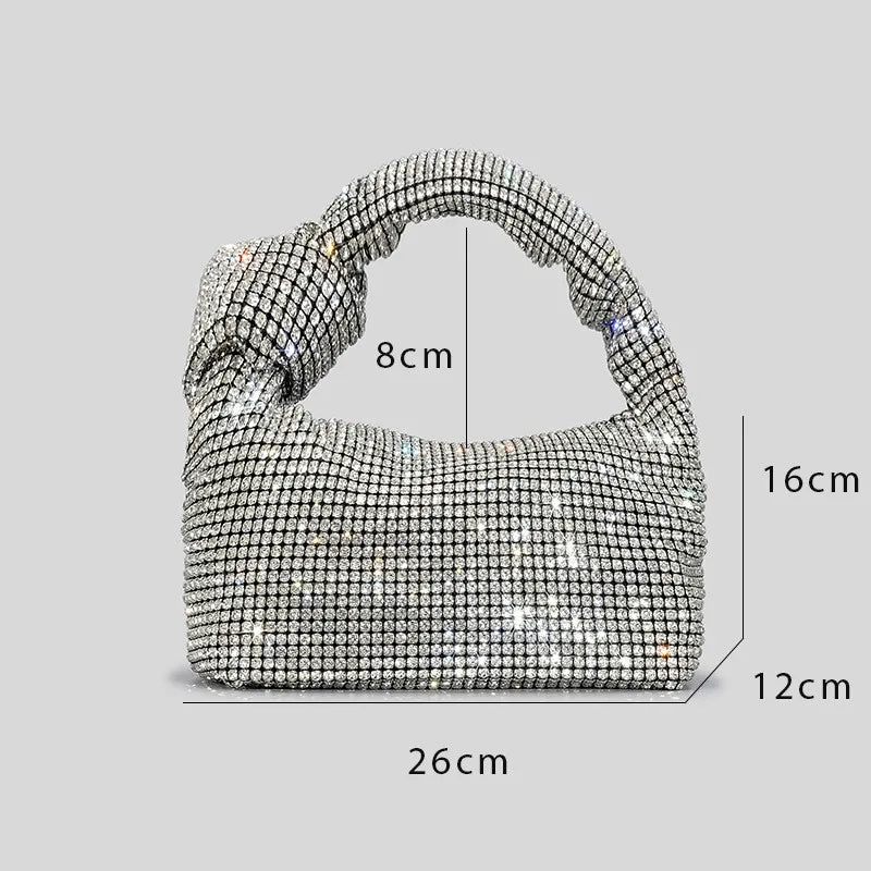 Rhinestones Knot Evening Bags