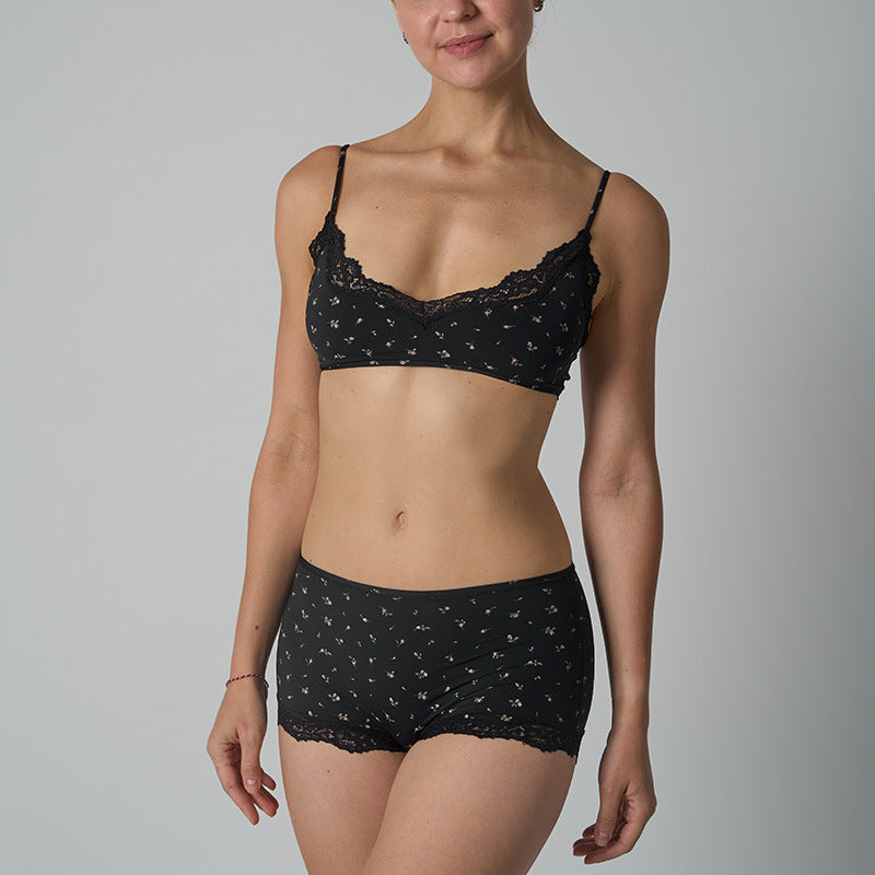 Lace Set Breathable Bra and Panty
