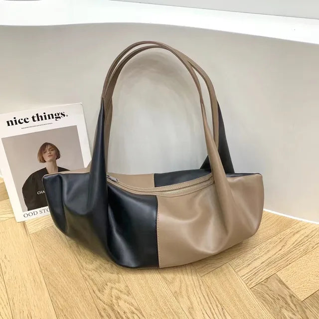 Checkerboard Market Underarm Shoulder Bag