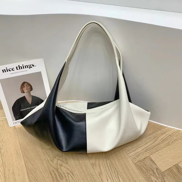 Checkerboard Market Underarm Shoulder Bag