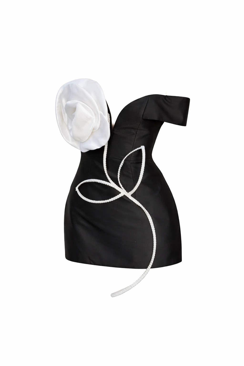 3D Flower Bandage Mini Dress