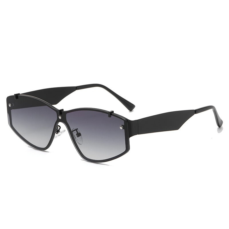 rimless sunglasses