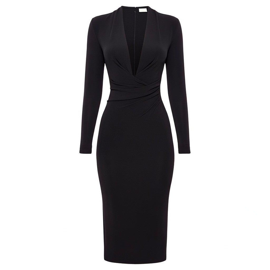 Bodycon Elastic Midi Bandage Dress